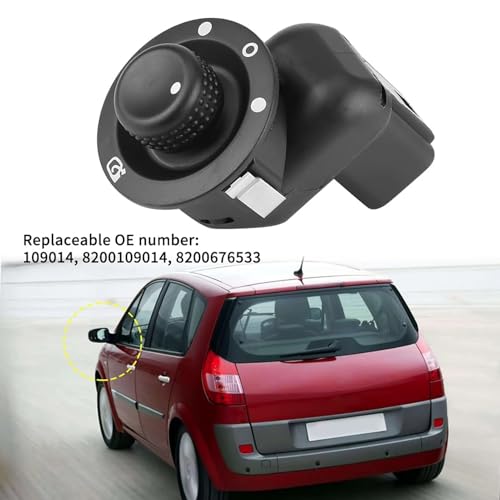 Bouton de commande de rétroviseur réparer réglage bloqué référence 8200676533