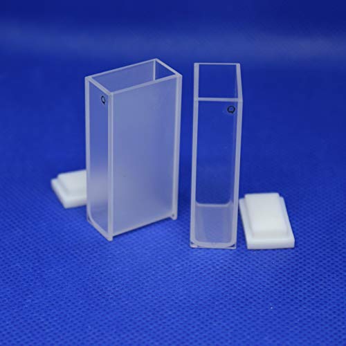 LAB4US UV Quartz 20mm Cuvette for Spectrophotometer (2pcs) (Pathlength: 20mm; Volume: 7ml; Spectral Range: 190-2500 nm)