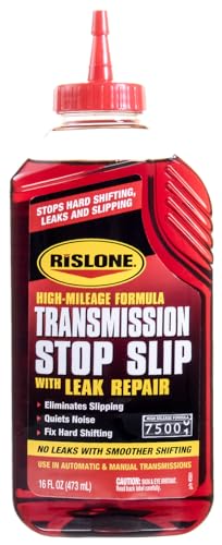 Rislone High Mileage Transmission Stop Slip with Leak Repair, 16.9 oz