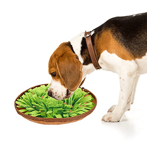 Schnüffelteppich Hund, Schnüffelmatte für Hunde, Futtermatte Trainingsmatte für Haustier Schnüffelmatte Welpen Trainingsmatte Interaktives Spiel Puzzle Spielzeug für Langeweile und Stressabbau