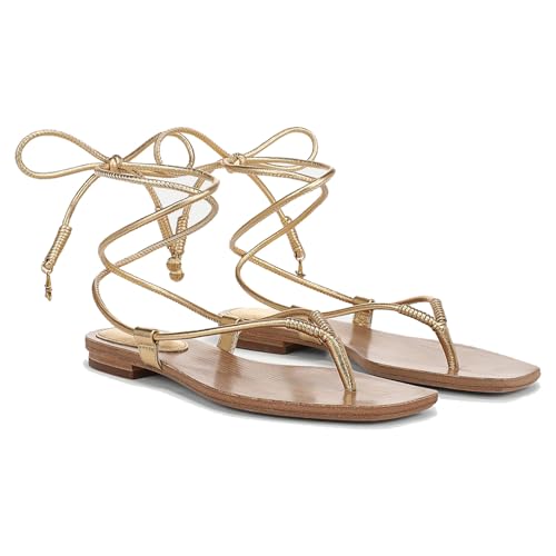 Image of Rope Flat Sandals for Women Strappy Open Toe Thong Sandals Summer Slingback Slip On Slide Sandals with Adjustable Strap