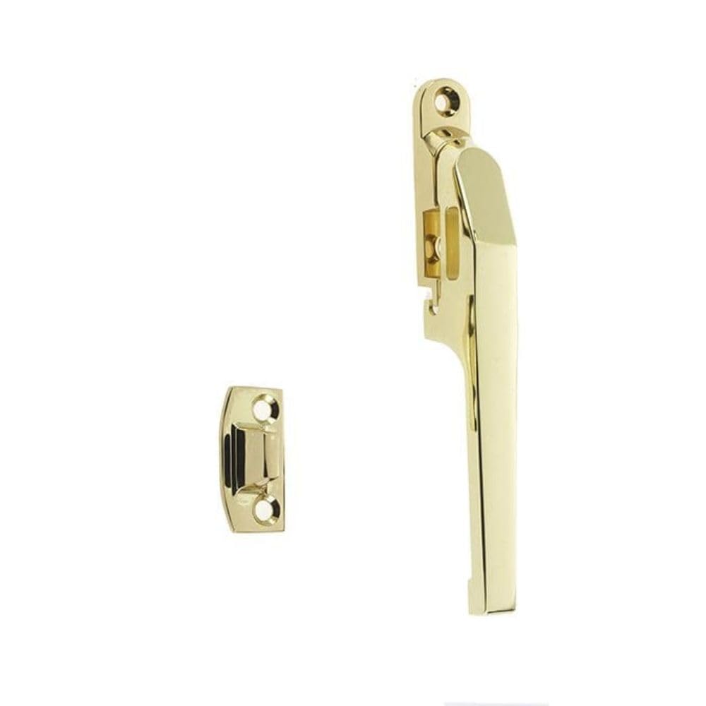 Vibe Electro Brass Polished Brass Non-Locking Window Casement Fastener