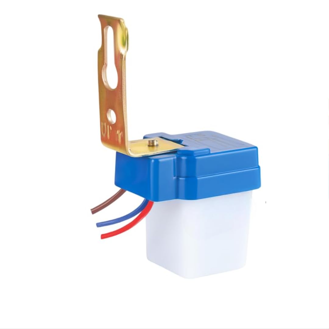Quick Sense(QS-301) : 220 V Auto Day/Night on and Off Photocell, LDR Sensor Switch (6 A) for Lighting/Warranty:18 Months (Water Proof)