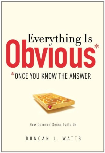 Everything Is Obvious: *Once You Know the Answer