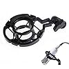 SimpleLife Universal Microphone Shock Mount Holder Clip Anti Vibration Suspension High Isolation For Large Diaphragm Condenser Microphones (Black) #2