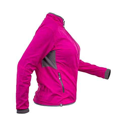 Jaqueta Corta-Vento Fluid CURTLO - Feminino, tam. GG, cor pink