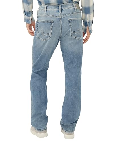 Silver Jeans Co. Mens Grayson Classic Fit Straight Leg Luxe Heritage Jeans3