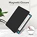 MOROCK Case for All-New Kindle(11th Generation, 2024/2022 Release), Lightweight PU Leather and PC Clear Acrylic Back Cover, Auto Sleep/Wake Case for Kindle 11th Generation 2024/2022, Black
