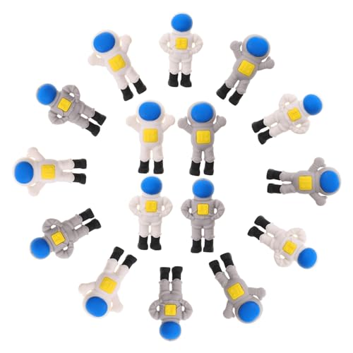 FUNOMOCYA 48個 かわいいスペース消しゴム パーティー用のミニ消しゴム 宇宙飛行士の机のペット