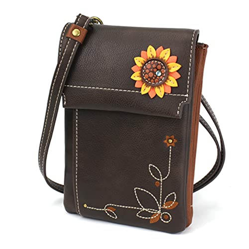 Image of CHALA RFID Criss Crossbody Cell Phone Purse - Women Faux Leather Xbody Handbag with Adjustable Strap