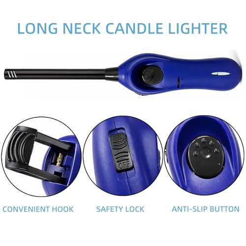 Set de Encendedores Largos con Cuello Extendido 4 Piezas miniatura 2