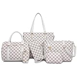 2E-youth Designer Purses and Handbags for Women Satchel Shoulder Bag Tote Top Handle Bag (5F-beige)