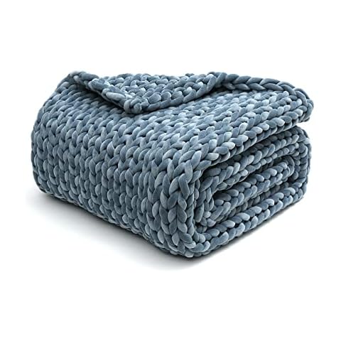 YnM Velvet Weighted Blanket 10lbs Cover