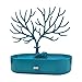 Support Bijoux Arbre,Porte Boucles D'Oreilles Femme,Porte Boucles D'Oreilles,Porte Bijoux,Avec Tiroirs pour Bracelet Ramure Support,Cadeau pour Les Dames (Blau)