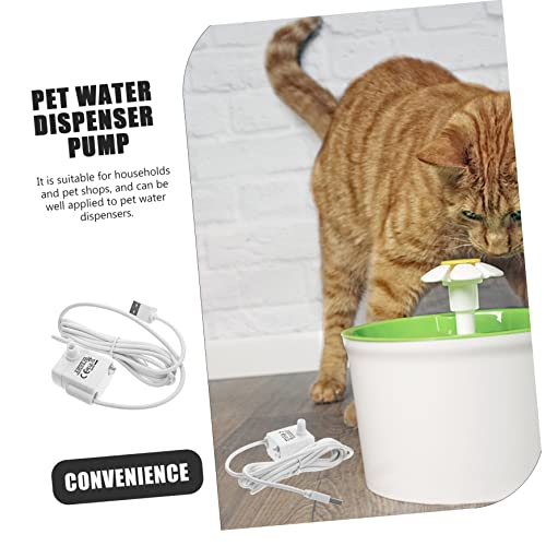 Bomba ajustable para fuente de agua para gatos y perros miniatura 6