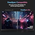 Z-Edge 27-inch Curved Gaming Monitor 16:9 1920x1080 280Hz 1ms Frameless LED Gaming Monitor, UG27P AMD Freesync Premium Display Port HDMI - Image 4