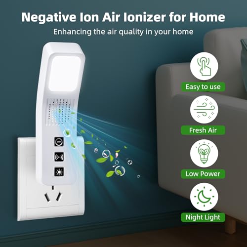 Purificador de aire portátil con ionizador 2 unidades miniatura 2