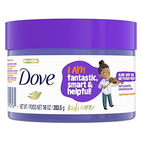 Dove Kids Care Slime Body Wash For Kids Berry Smoothie Hypoallergenic Skin Care 10 oz