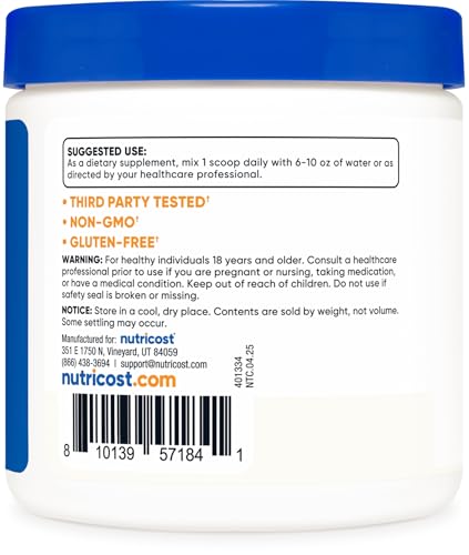Nutricost Ascorbic Acid Powder