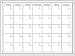 24x18 Large Monthly Dry Erase Calendar. Wall Calendar - Monthly Planner .