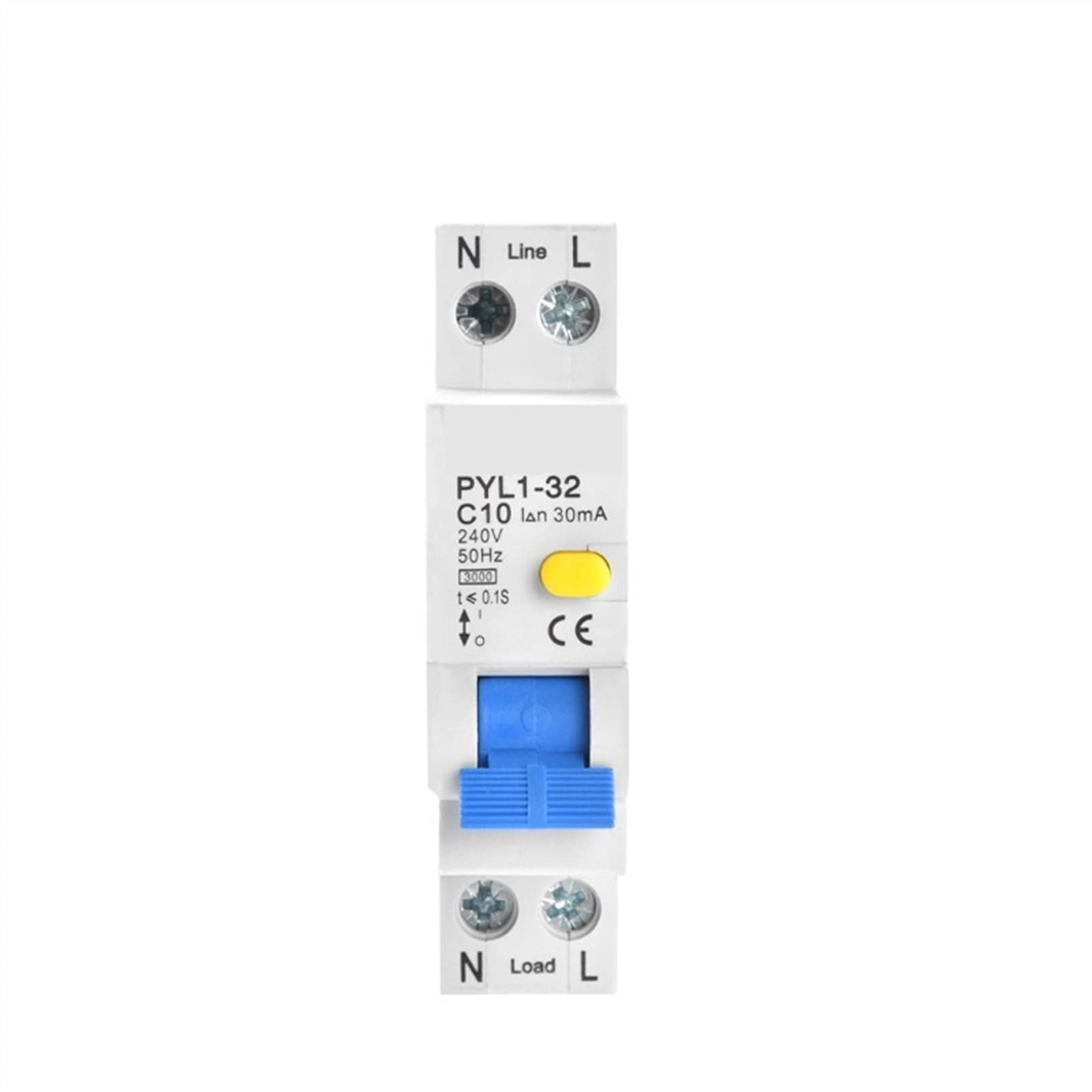 Disyuntor de corriente residual de 18mm con alta capacidad de corte 7