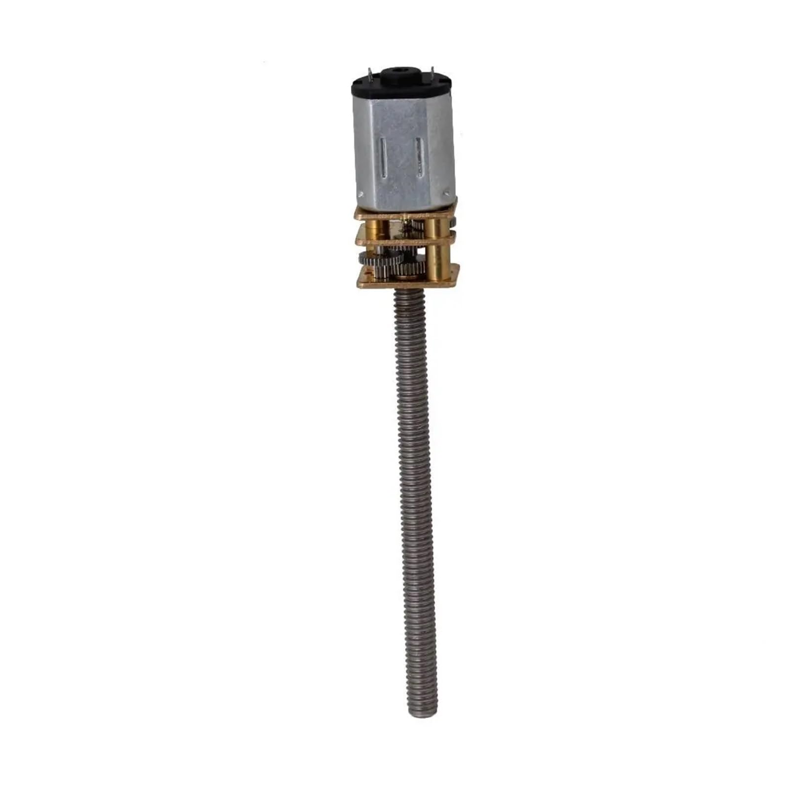 Moteur à engrenages réducteurs micro-métalliques M4 * 55 filetage N20 or et argent DC 6 V 1000 tr/min M455-N20