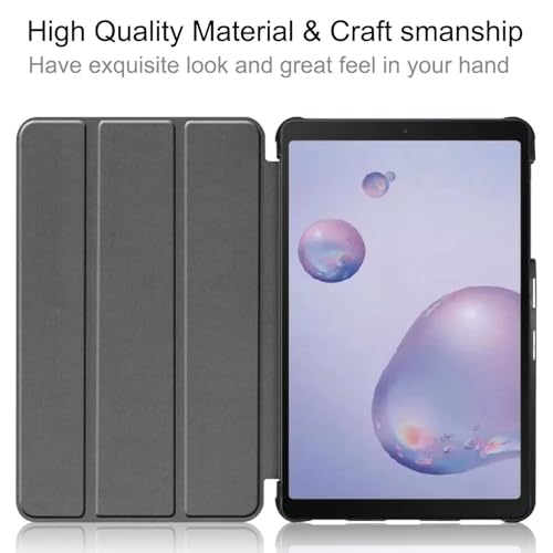 Image of Printme for Samsung Galaxy Tab A11 8.7 inch (2025), A9 8.7 inch (2023) - Trifold Case with Pen Holder - Slim Lightweight Stand Cover with Auto Sleep /Wake, Protective PU Leather Tablet Cover (Green)