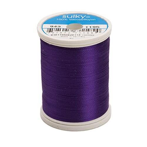 Hilo Rayon Sulky 40wt 850 yd Morado Oscuro miniatura 1