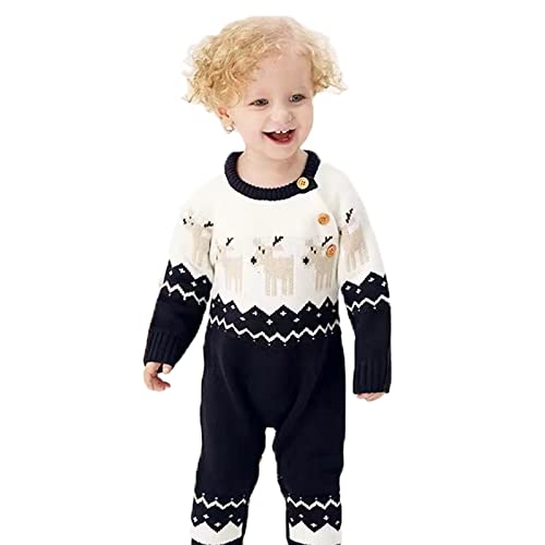 Baby Boy Christmas Sweater Pullover Outfit Toddler Sweater Girls Deer Christmas Sweater for Christmas Best Gift4