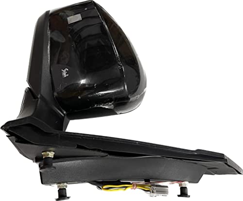 Image of K D Side /Door Mirror for Honda Amaze /Brio /Mobilio Type 1 (Left /Passenger Side) Motor (Black) 2013-2016