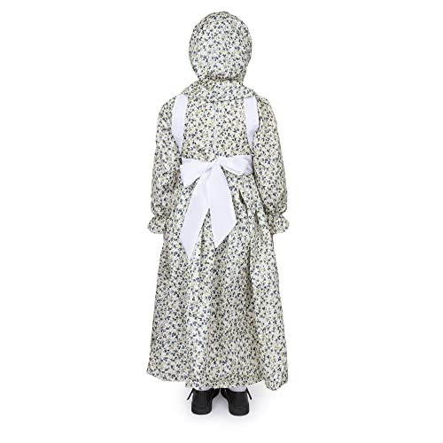 Dress Up America Pioneer Costume For Girls - Colonial Prairie Dress For Kids - Revolutionary Costume Set #TOP4