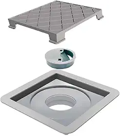 Ralo Linear 10x10 Novii Quadrado Oculto 7344