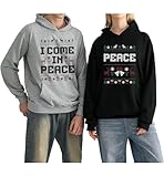 Zoom IMG-1 felpa con cappuccio scritta i Zoom IMG-1 felpa con cappuccio scritta i