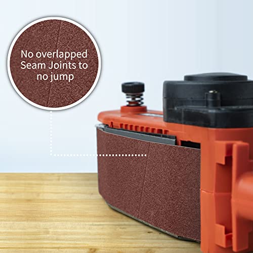 Faoyoon 6X48 Sanding Belts For Woodworking, 12 Pcs Belt Sander Paper For Belt Sander (2 Pcs Of Each 60 80 120 180 240 400 Grit), No Overlapped Joint, Reinforced Glue Tape #TOP1