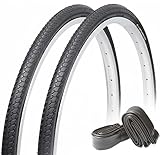 24インチ自転車タイヤ 2本セット【タイヤ・チューブ・リムバンド各2セット】COMPASS P1013 24×1 3/8 W/O 軽快車 【24インチのママチャリ・子供用自転車向け】(1ペア売り)