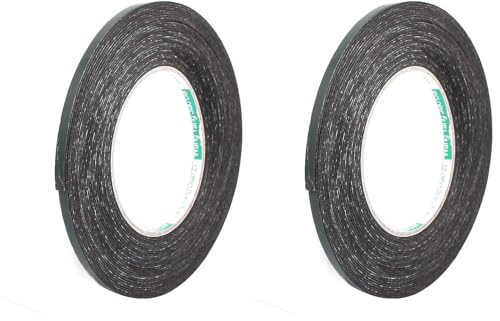 Image of uxcell 1pcs 5mm x 1mm Self Adhesive Shock Resistant Anti-Noise Foam Tape 10M Length Double-Sides (Pack of 2)