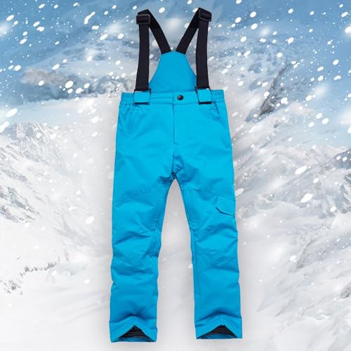Boys Girls Snow Pants Winter Warm Insulated Snow Bib Pants Ski Pants Snowsuit Overall Pants Snowboarding Jumpsuit Pants2