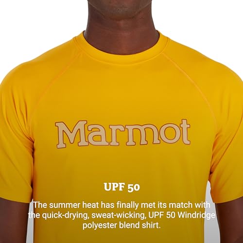 Image of MARMOT Men's Windridge Moisture-Wicking, Eco-Friendly, Breathable, UPF Short Sleeve Shirt