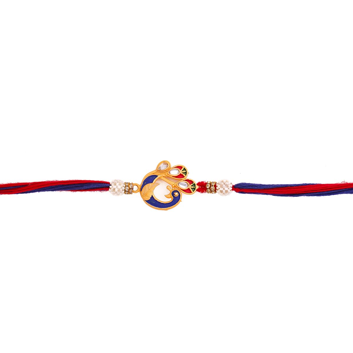 Voylla Designer Enameled Peacock Rakhi with Roli Chaawal Pack Multicolour (B098TJ85QZ) Amazon Price History, Amazon Price Tracker