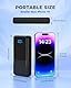 Coblob Power Bank 27000mAh, Tragbare Power Bank USB C 30W Schnellladung Powerbank mit LED Display Externer Handyakku mit 3 Ausgängen & 2 Eingängen für Smartphones, Tablets, AirPods und mehr