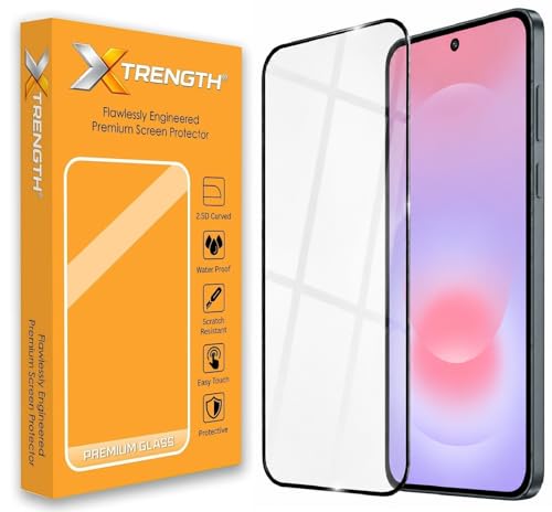 Image of Tempered Glass for Samsung Galaxy A37 and Galaxy A57 (6.7 Inch) with Installation Kit | 9H Edge to Edge Screen Protector | Anti Scratch