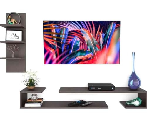 Image of C Style Tv Cabinet Floating Shelves for Wall Set,Wall Mounted Shelf for Living Room, Bedroom, Outdoor,Gallery,Stairs (Tv Cabinet)