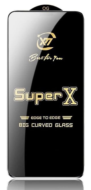Mr. Super X Designed for TECNO I5 Screen Protector Tempered Glass Guard, Full Glue SuperX Clear Easy Install 9H Hardness Case Friendly - Pack Of 1