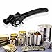 QHFlashbuy Apriscatole Manuale,Apriscatole professionale in Acciaio Inox con Impugnatura Antiscivolo,Manico Ergonomico per Cucina e Ristorante immagine