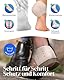 YogaMedic Silikon Fersenschutz, Fersenpolster für Schuhe, 4 Stück Soft Gel- Silikon Pads, Ferse Socken für Fersenschmerzen, Plantarfasziitis, Trockene Rissige Ferse, Achillessehne- Gelpolster