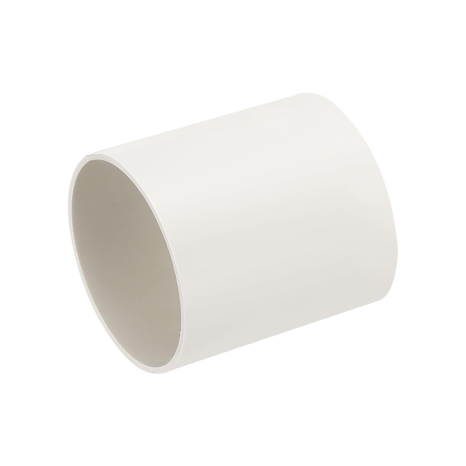 PATIKIL 3.5 Inch Round Plastic Duct Pipe Connector 4 Inch Long Duct Exhaust HVAC Ventilation Tube Ducting Extension for Dryer Vent Connection Extraction Heating Cooling Pipe Lines