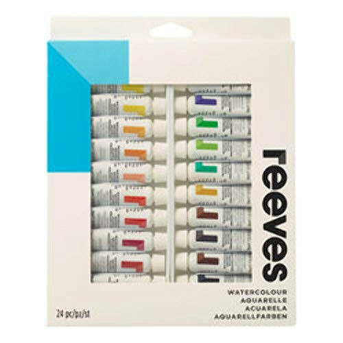 Image of Reeves Watercolour Paint-10ml, Set of 24