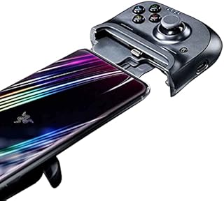 Razer Kishi Mobile Game Controller / Gamepad for iPhone iOS: Works with most iPhones – iPhone X, 11, 12 - Apple Arcade, Amazon Luna - Lightning Port Passthrough - Mobile Grip - MFi Certified (Renewed)