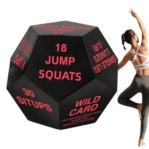 Fitness Pour Adultes - Cube D'entraînement Drôle De 12 Visages,Pour Entraînement Physique - Pour Entraînement De Groupe Jeux Gym Maison Femmes Hommes