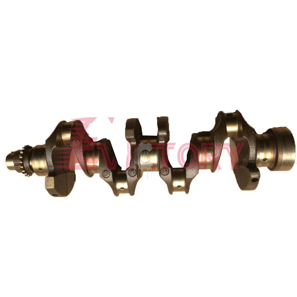 Ricambi per carrelli elevatori K21 K25 albero motore revisione kit di ricostruzione anello pistone + kit completo guarnizione + guarnizione testata + biella principale con cuscinetto biella